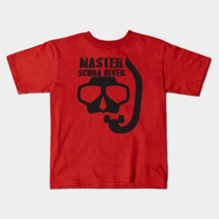 Master Scuba Diver Simple Kids T-Shirt